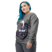 Locally Hated Merch - Gray Evil D.J - Unisex Sweatshirt #1