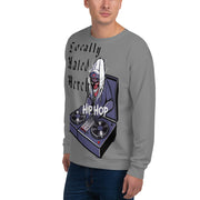 Locally Hated Merch - Gray Evil D.J - Unisex Sweatshirt #1