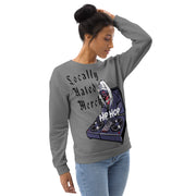 Locally Hated Merch - Gray Evil D.J - Unisex Sweatshirt #1