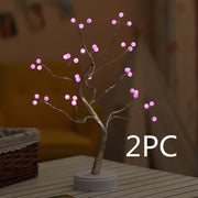 Christmas Decoration Night Light LED Pearl Tree Light Starry Touch Light