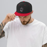 Locally Hated Merch - Red 2 Gun Skull Ride or Die - Snapback Hat #1