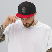 Locally Hated Merch - 2 Gun Skull Orange - Snapback Hat #1