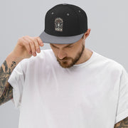 Locally Hated Merch - 2 Gun Skull Orange - Snapback Hat #1