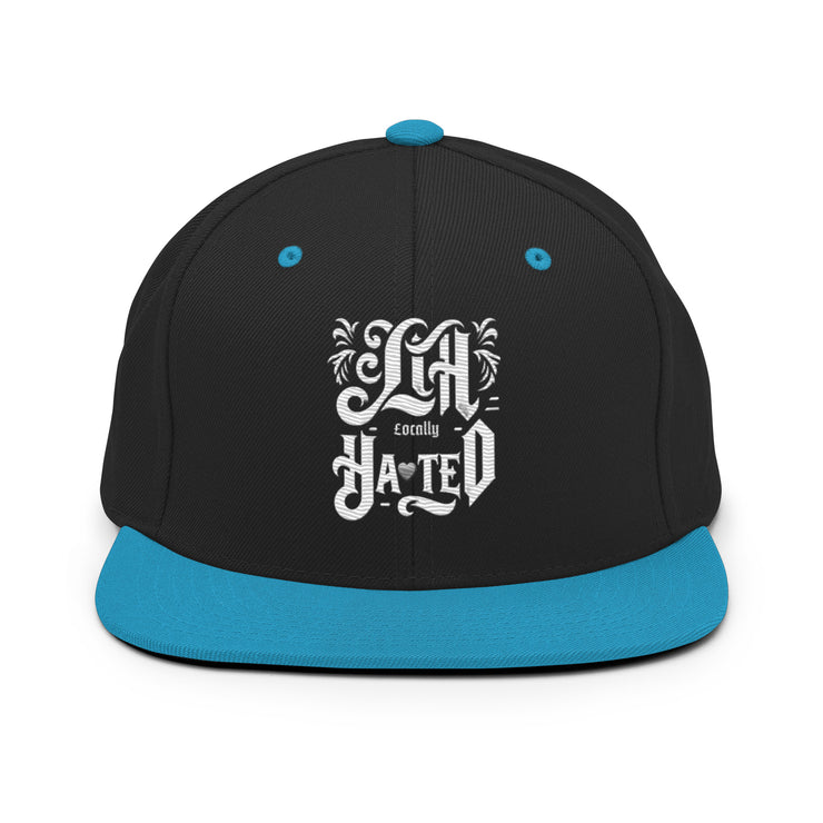 Locally Hated Merch - Love Heart Logo -Snapback Hat 