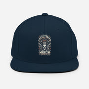 Locally Hated Merch - 2 Gun Skull Orange - Snapback Hat #1