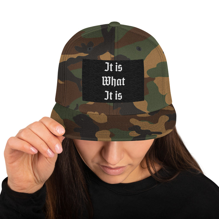 Locally Hated Merch - It Is What It Is - Snapback Hat 