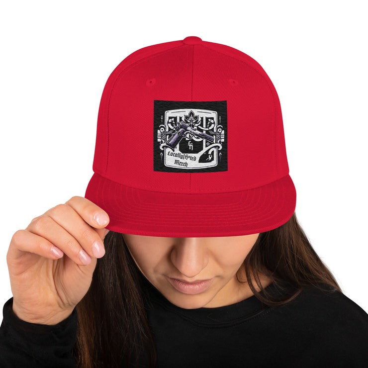 Locally Hated Merch - Gun Logo - Snapback Hat 