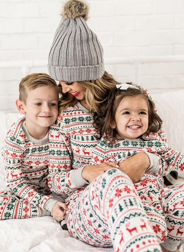 Christmas Pajamas Family Matching New Year Father Mother Kids Baby Look Clothes Set Dad Mom And Daughter Son Pyjamas Outfit