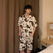 Men's Fashion Digital Dog High-grade Pajamas