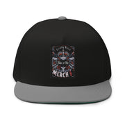 Locally Hated Merch - Red 2 Gun Skull Ride or Die - Flat Bill Cap #1