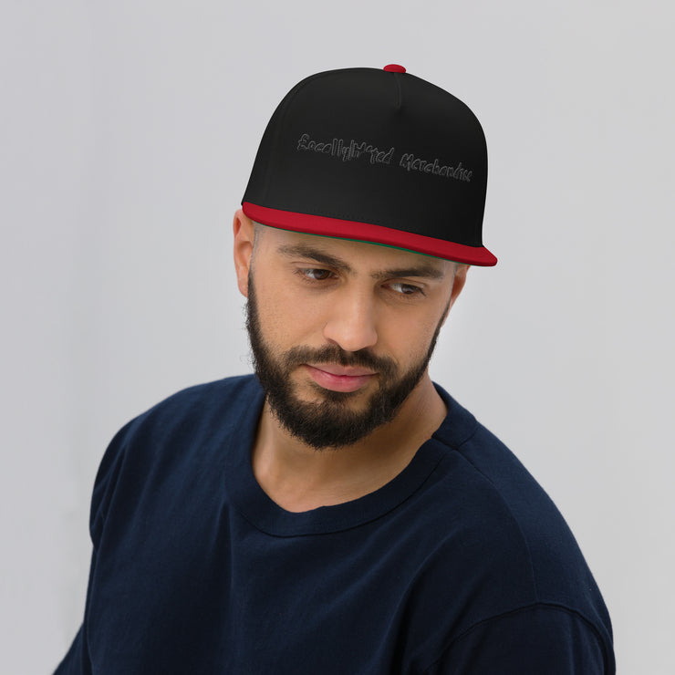 Locally Hated Merch - Merchandise Logo -Flat Bill Cap 