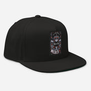 Locally Hated Merch - Red 2 Gun Skull Ride or Die - Flat Bill Cap #1