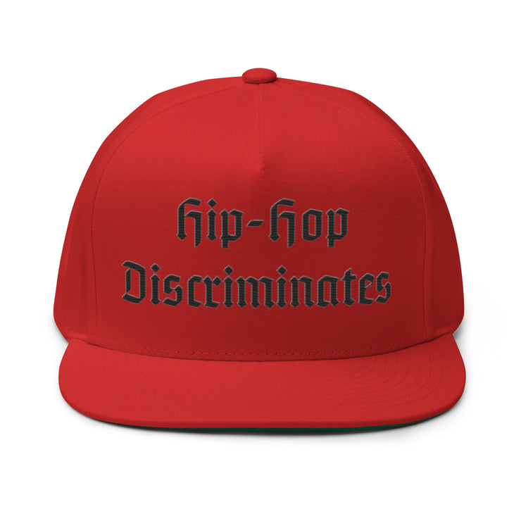 Locally Hated Merch - Hip-Hopo Discriminates - Flat Bill Cap 