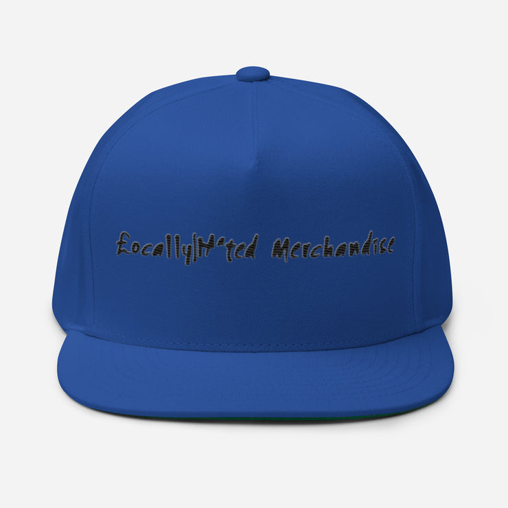 Locally Hated Merch - Merchandise Logo -Flat Bill Cap 