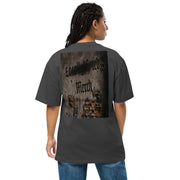 Locally Hated Merch - Hit A Brick Wall - Oversized faded t-shirt #1