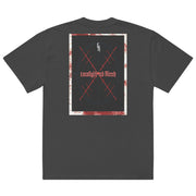 Locally Hated Merch - Red Cross Hair - Oversized faded t-shirt #1