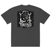 Locally Hated Merch - Middle Finger Logo - Oversized faded t-shirt #3