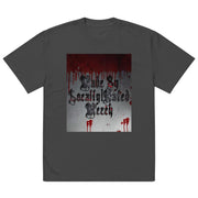 Locally Hated Merch - Blood Bath - Oversized faded t-shirt #2