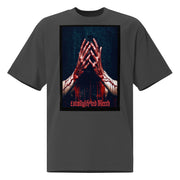 Locally Hated Merch - Blood Of Hip-Hop On our Hands - Oversized faded t-shirt #1