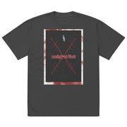 Locally Hated Merch - Red Cross Hair - Oversized faded t-shirt #1