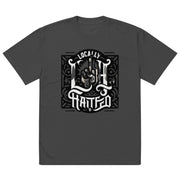 Locally Hated Merch - Middle Finger Logo - Oversized faded t-shirt #3