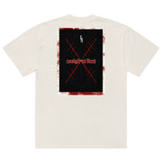 Locally Hated Merch - Red Cross Hair - Oversized faded t-shirt #1