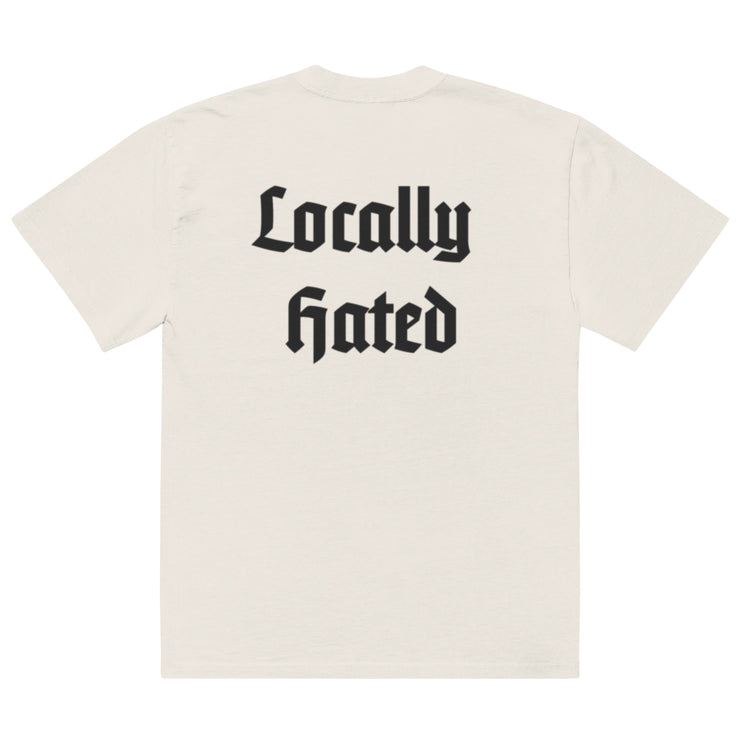 Locally Hated Merch - Locally Hated - Oversized faded t-shirt 