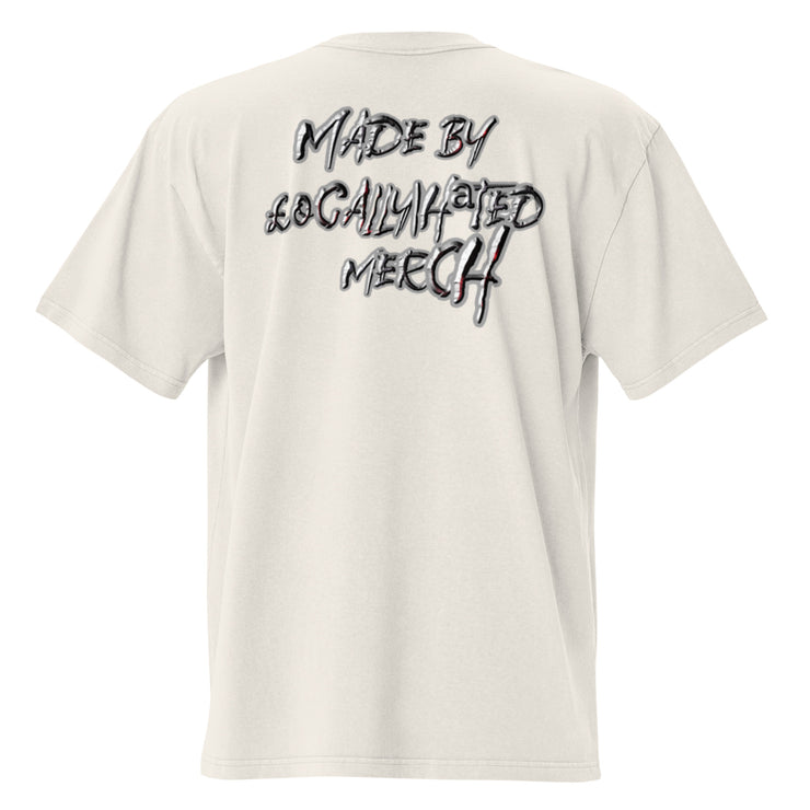 Made By Locally Hated Merch - Oversized faded t-shirt 