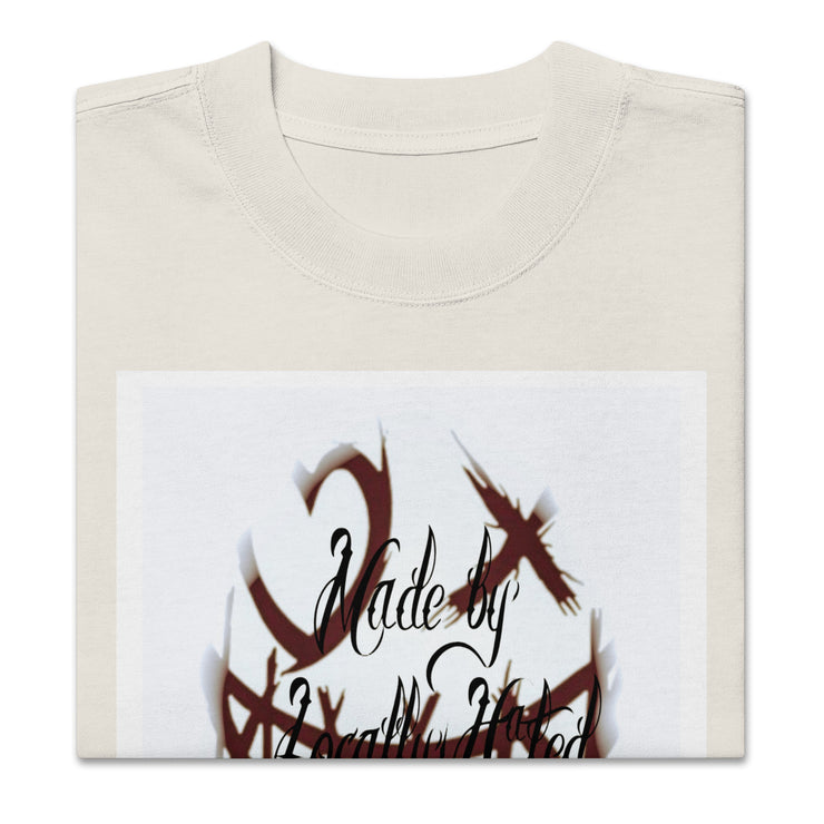 Locally Hated Merch - Smile & wink - Oversized faded t-shirt 