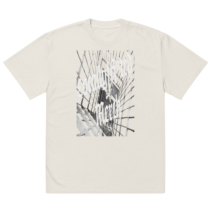 Locally Hated Merch - Jail cell - Oversized faded t-shirt 