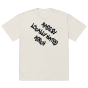 Locally Hated Merch - Crooked Logo - Oversized faded t-shirt #1