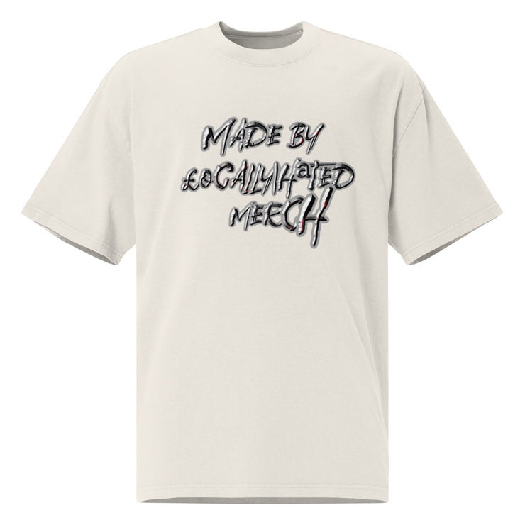 Made By Locally Hated Merch - Oversized faded t-shirt 