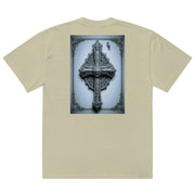 Locally Hated Merch - Cross - Oversized faded t-shirt #1