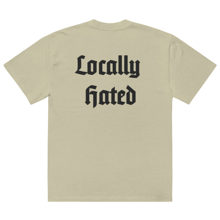 Locally Hated Merch - Locally Hated - Oversized faded t-shirt 