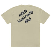 Locally Hated Merch - Crooked Logo - Oversized faded t-shirt #1