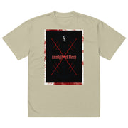 Locally Hated Merch - Red Cross Hair - Oversized faded t-shirt #1