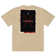 Locally Hated Merch - Red Cross Hair - Oversized faded t-shirt #1