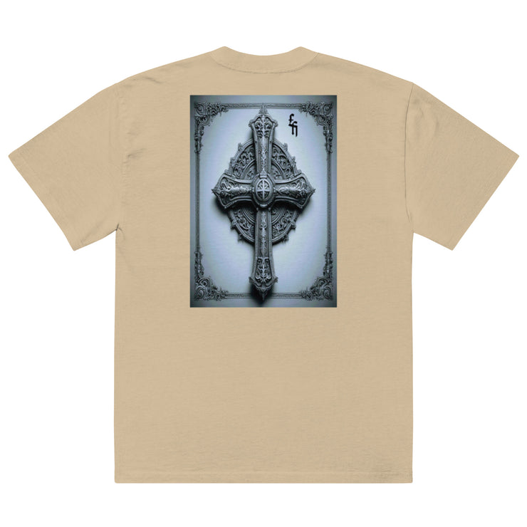 Locally Hated Merch - Cross - Oversized faded t-shirt 