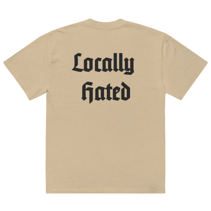 Locally Hated Merch - Locally Hated - Oversized faded t-shirt 