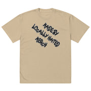 Locally Hated Merch - Crooked Logo - Oversized faded t-shirt #1