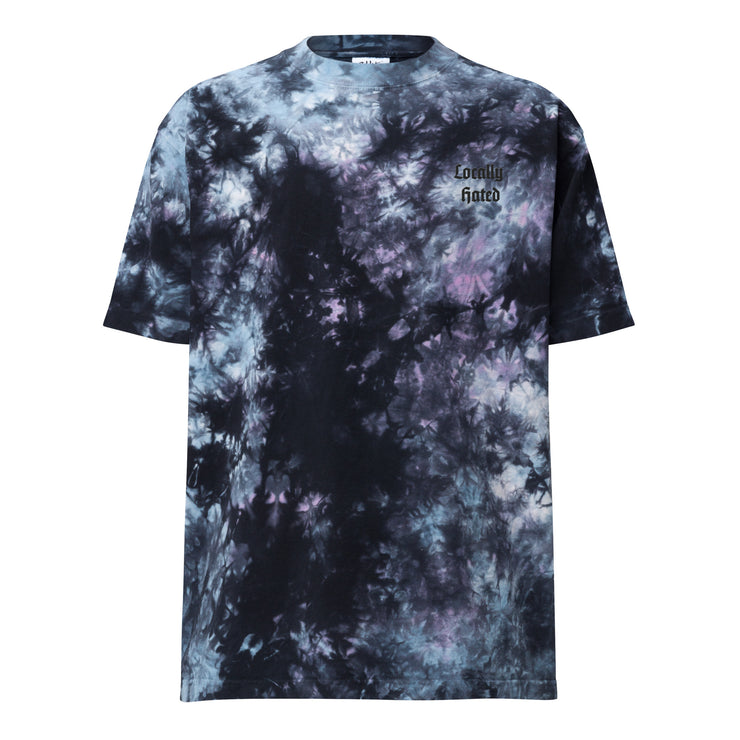 Locally Hated Merch - Locally Hated Logo - Oversized tie-dye t-shirt 