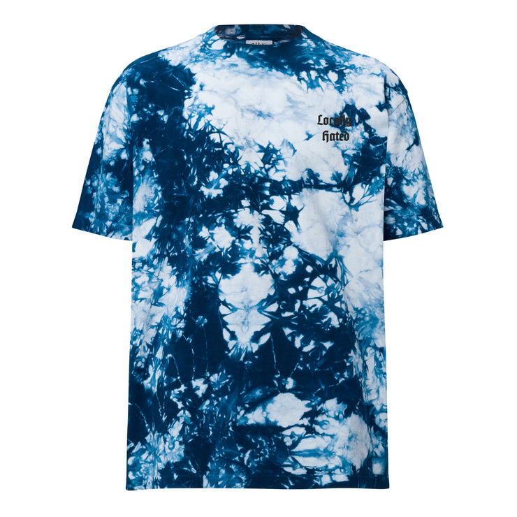 Locally Hated Merch - Locally Hated Logo - Oversized tie-dye t-shirt 