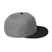 Locally Hated Merch - Purple Tommy Gun Logo - Snapback Hat #1