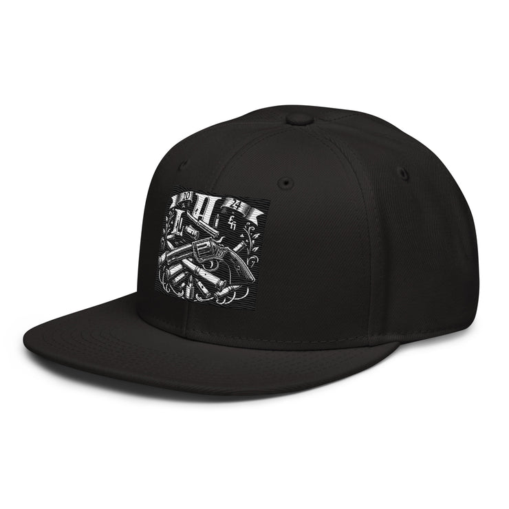 Locally Hated Merch - Gun Logo - Snapback Hat 