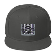 Locally Hated Merch - Purple Tommy Gun Logo - Snapback Hat #1