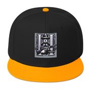 Locally Hated Merch - Purple Tommy Gun Logo - Snapback Hat #1