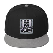 Locally Hated Merch - Purple Tommy Gun Logo - Snapback Hat #1