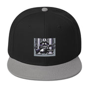 Locally Hated Merch - Purple Tommy Gun Logo - Snapback Hat #1