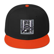 Locally Hated Merch - Purple Tommy Gun Logo - Snapback Hat #1