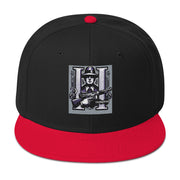 Locally Hated Merch - Purple Tommy Gun Logo - Snapback Hat #1